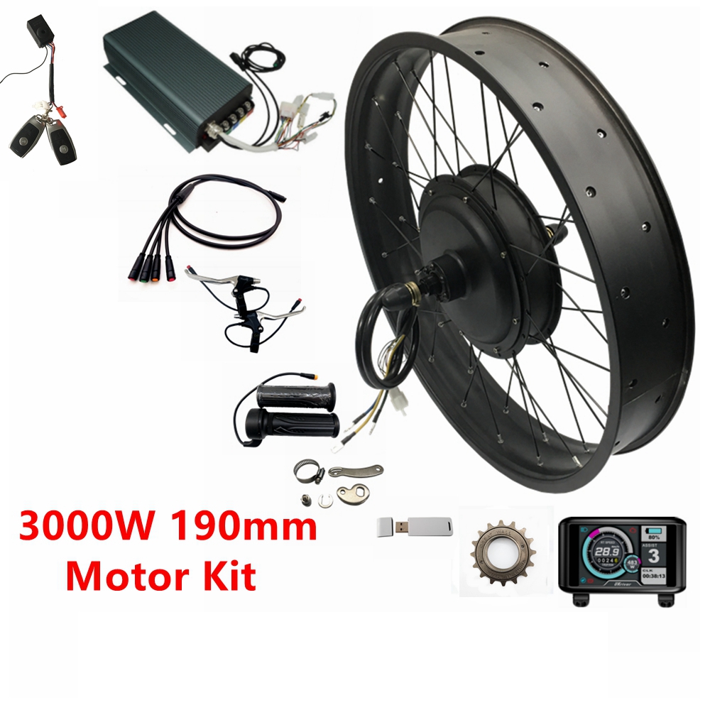 Ebike Conversion Kit 72V 3000W - Комплект для переоборудования электровелосипеда NBP 20/24/26x4.0