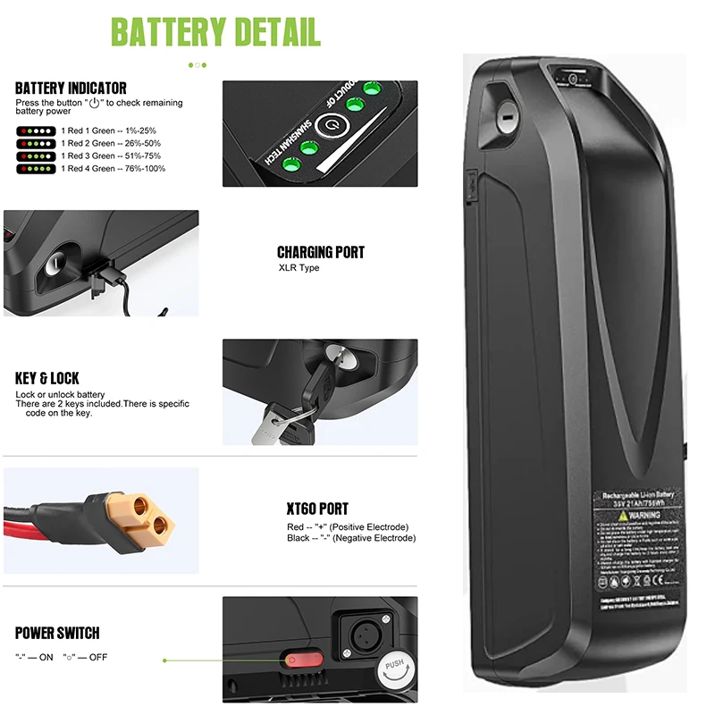 Аккумулятор для электровелосип – обзор и цена Electric Bicycle Battery 72V 30Ah