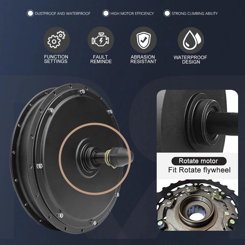 Электродвигатель-колесо MTX39  – обзор и цена 72V 5000W Hub Motor Kit