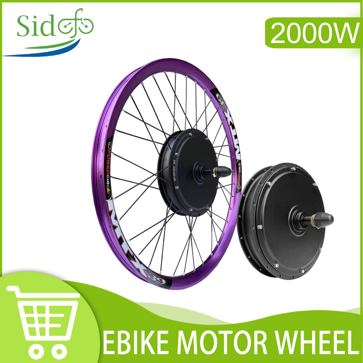 Электродвигатель-колесо MTX39  – обзор и цена 72V 5000W Hub Motor Kit