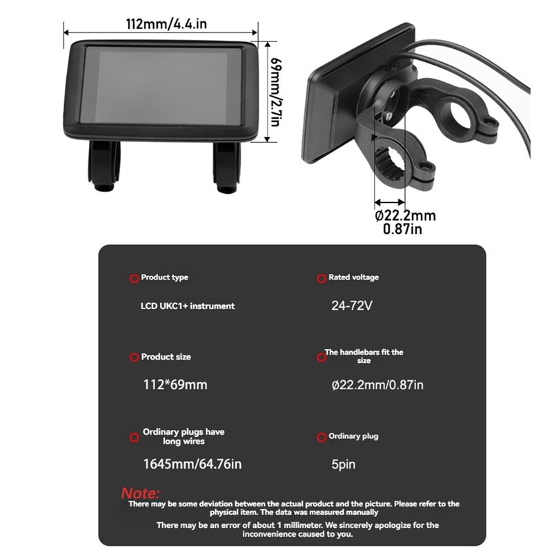 HOES-UKC1+ – ЖК-дисплей, контр – обзор и цена Sine Wave Controller 48V 72V 80A