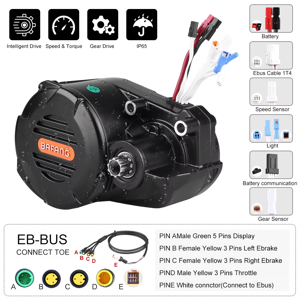 Комплект для переоборудования  – обзор и цена Mid Drive Motor Kit 52V 1000W