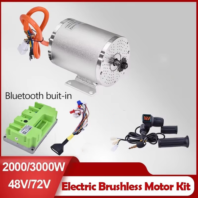 Электрический бесщеточный двиг – обзор и цена Ebike Conversion Kit 72V 3000W